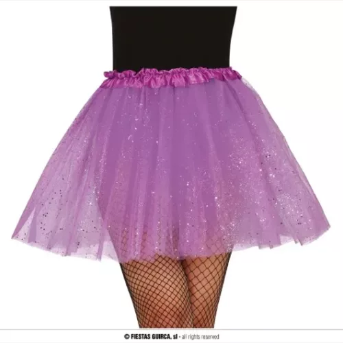 TUTU A PAILLETTES, LILA, 40 CMS