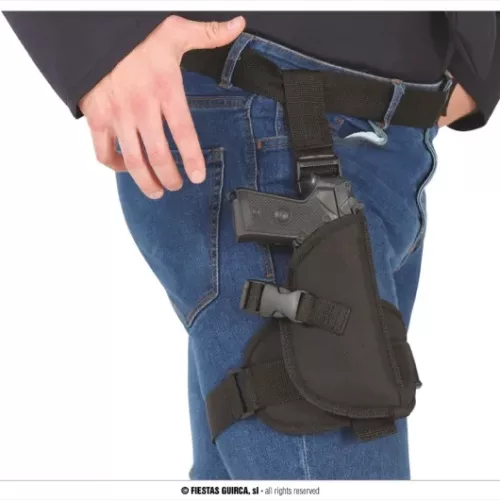 CEINTURE POLICIER AVEC PISTOLET