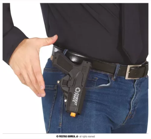 PISTOLET AVEC ÉTUI, 20 CMS