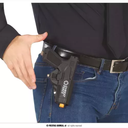 PISTOLET AVEC ÉTUI, 20 CMS