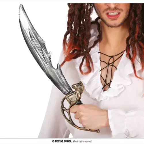 SABRE DE PIRATE 50 CMS. AVEC CAHCE OEIL