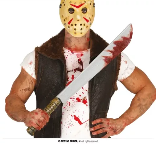 MACHETTE AVEC SANG 76 CMS