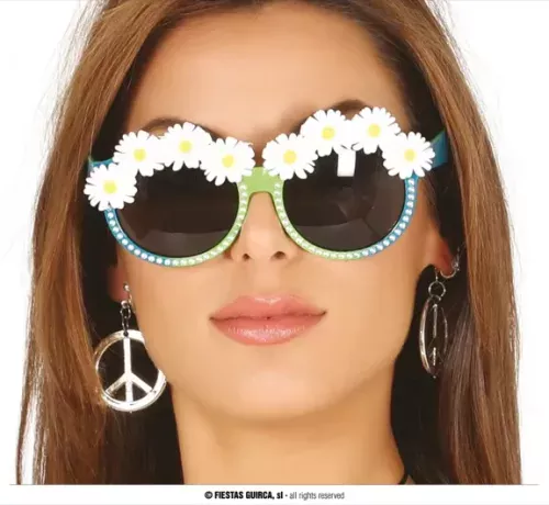 LUNETTES VERTES AVEC DES MARGUERITES – Image 2