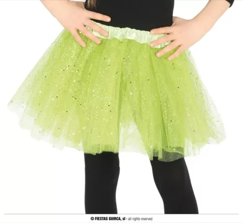 TUTU VERT ENFANTS 30 CMS