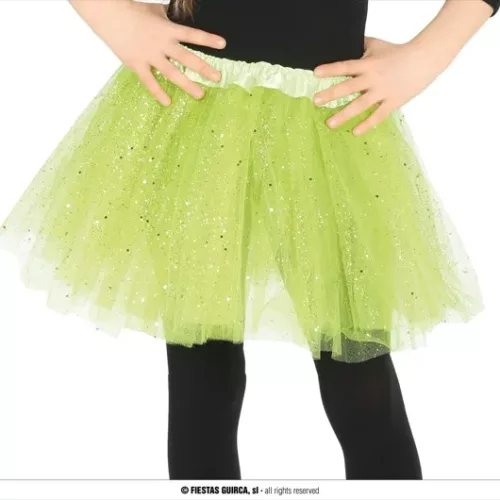 TUTU VERT ENFANTS 30 CMS
