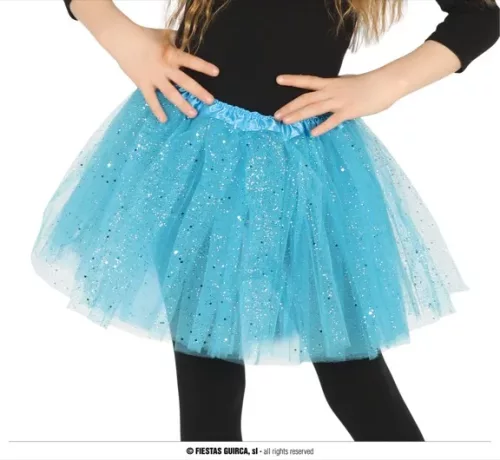 TUTU BLEU ENFANTS 30 CMS