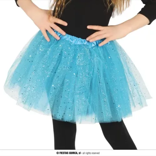 TUTU BLEU ENFANTS 30 CMS