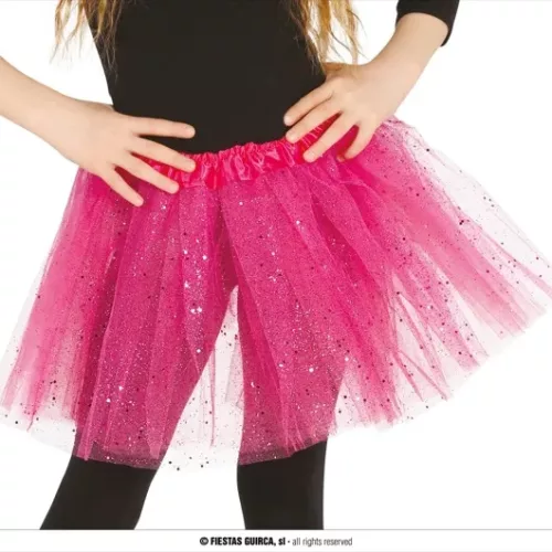 TUTU FUCHSIA ENFANTS 30 CMS