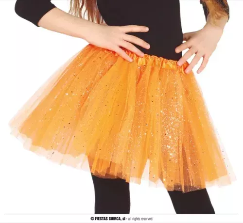 TUTU ORANGE ENFANTS 30 CMS