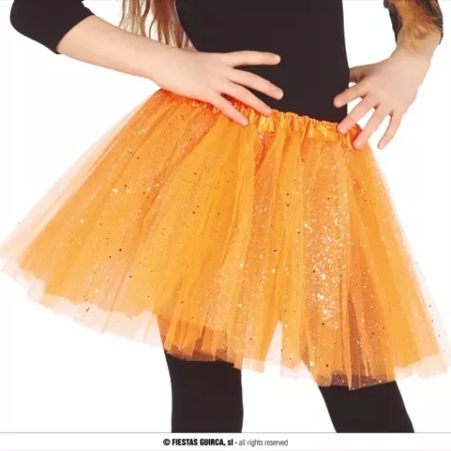 TUTU ORANGE ENFANTS 30 CMS