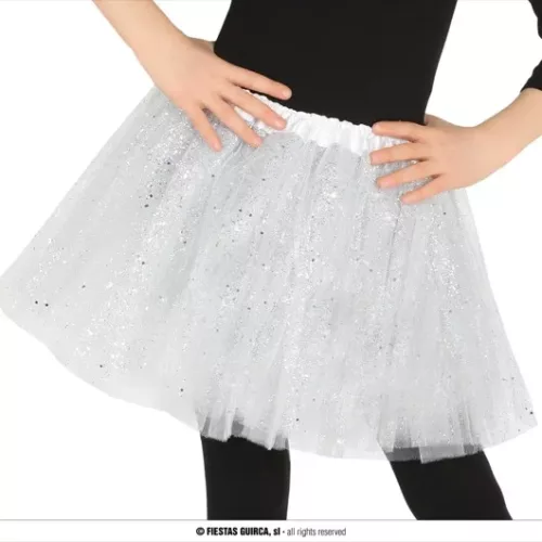 TUTU BLANC ENFANTS 30 CMS