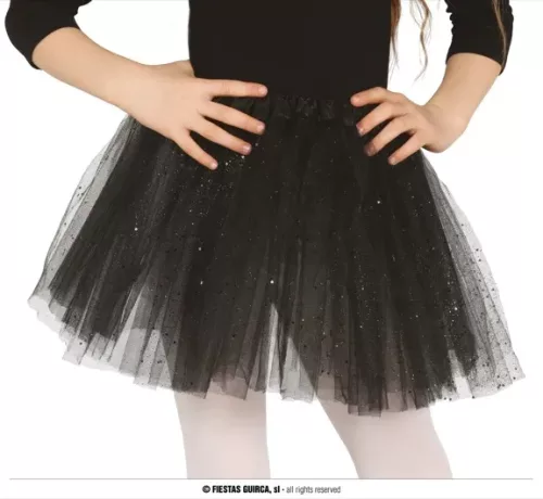TUTU NOIR ENFANTS 30 CMS