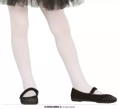 COLLANTS BLANC ENFANTS 5-9 ANS