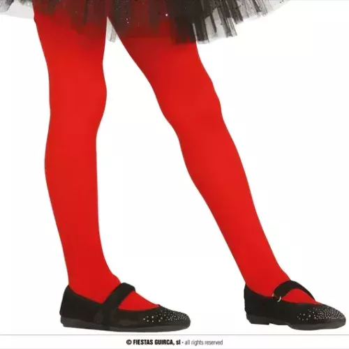 COLLANTS ROUGE ENFANTS 5-9 ANS