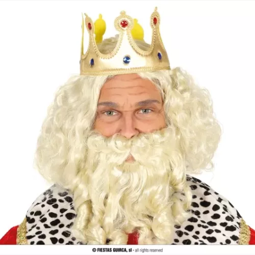 COURONNE DE ROI, ÉTOFFE, ADULTES
