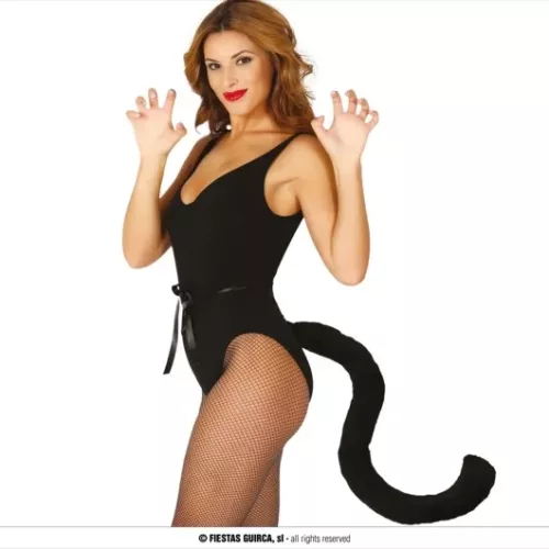 QUEUE NOIR CHAT 50CMS