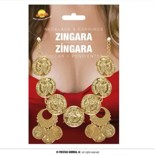 COLLIER ET BOUCLES DOREILLES TZIGANES