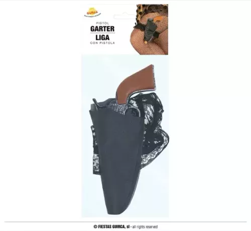JARRETIERE AVEC PISTOLET DE 18CMS