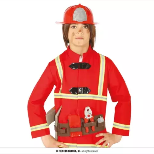 CINTURE POMPIER AVEC CASQUE