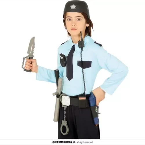 CEINTURE POLICIER AVEC CASQUE