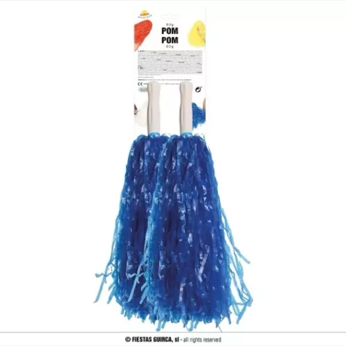SET 2 POMPONS BLEU 80GRS