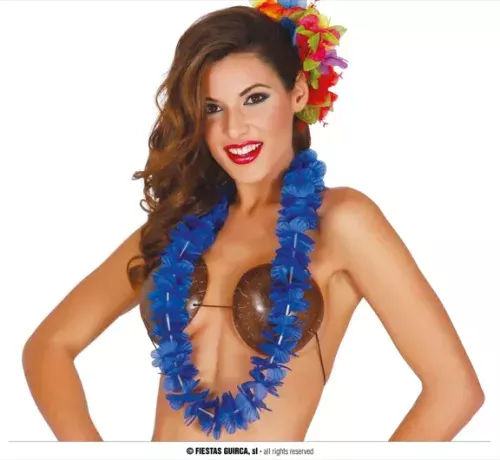 COLLIER HAWAIEN BLEU – Image 2