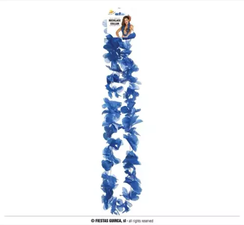 COLLIER HAWAIEN BLEU