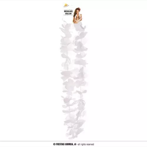 COLLIER HAWAIEN BLANC