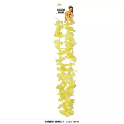 COLLIER HAWAIEN JAUNE