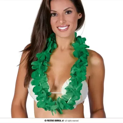 COLLIER HAWAIEN VERT FONCÉ