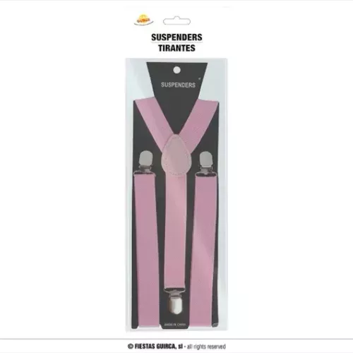 BRETELLES ROSES ADULTE