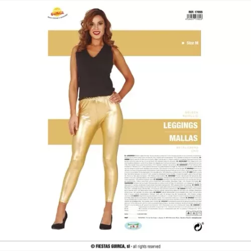 LEGGINS EFFET MÉTALIQUE OR