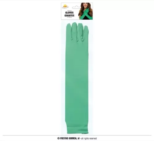 GANTS VERT FONCÉ 42CM