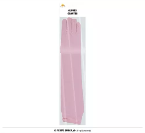 GANTS EN RÉSILLE BLANC 26CM