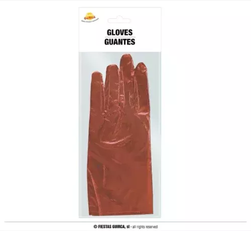 PAIRE DE GANTS ROUGE 22 CM