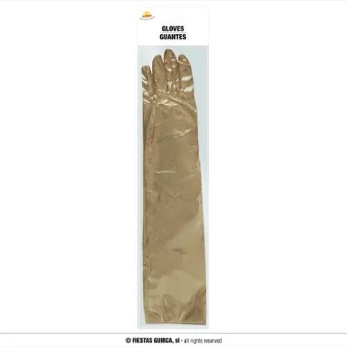 PAIRE DE GANTS OR 44 CM