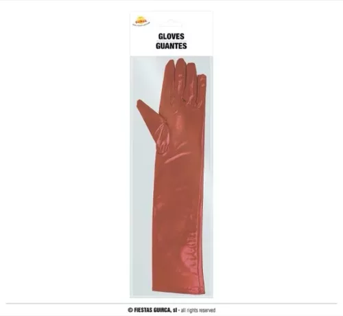 PAIRE DE GANTS ROUGE 44 CM