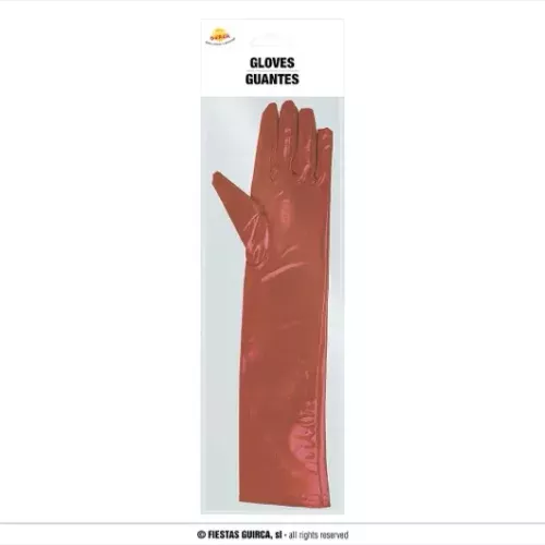 PAIRE DE GANTS ROUGE 44 CM