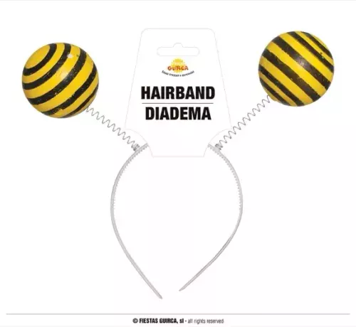 DIADÈME BOULES ABEILLE