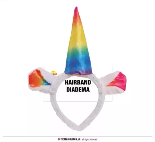 DIADÈME LICORNE PLUSIEURS COULEURS ENFAN