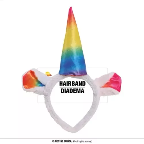 DIADÈME LICORNE PLUSIEURS COULEURS ENFAN
