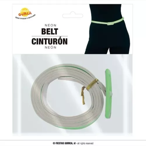 CEINTURE 110 CMS VERT FLUO