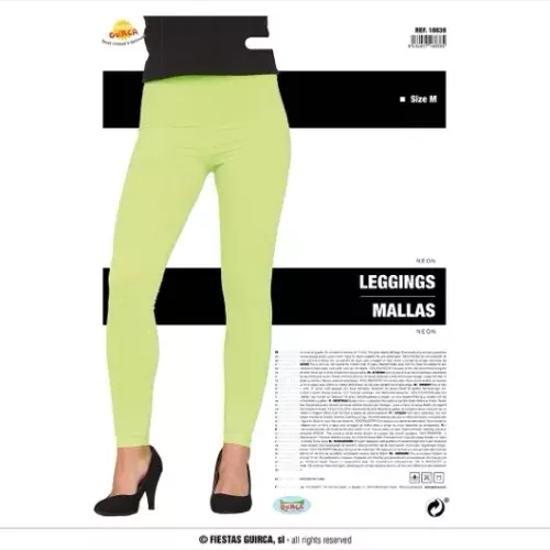 LEGGING VERT FLUO
