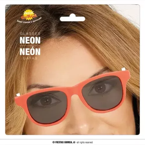 LUNETTES ORANGE FLUO