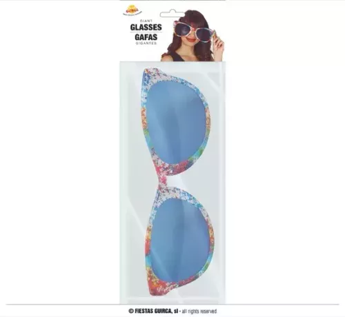 LUNETTES GEANTES MULTICOLORES