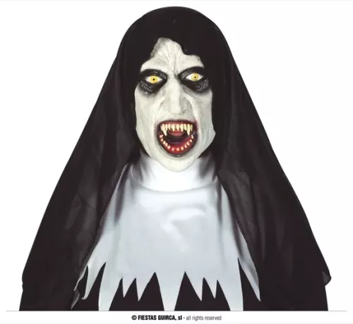 MASQUE BONNE SŒUR SINISTRE LATEX – Image 2