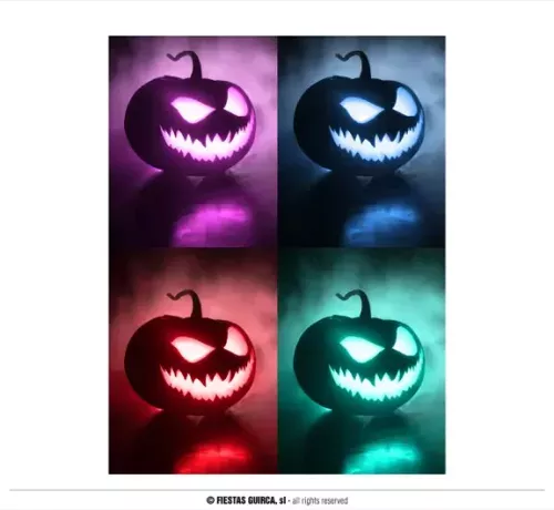 LUMIÈRE MULTICOLORE POUR CITROUILLE 6.6CMS