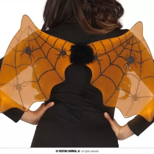 AILES DE CHAUVE-SOURIS ORANGE 60X35 CMS