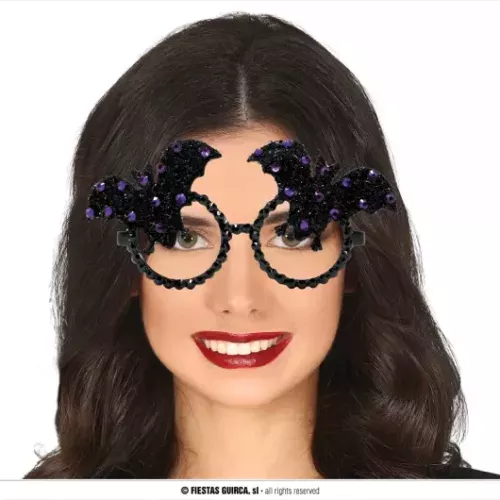 LUNETTES CHAPEAUX DE CHAUVE-SOURIS AVEC BRILLANTS