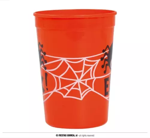 VERRE ORANGE HALLOWEEN 11 CMS – Image 4